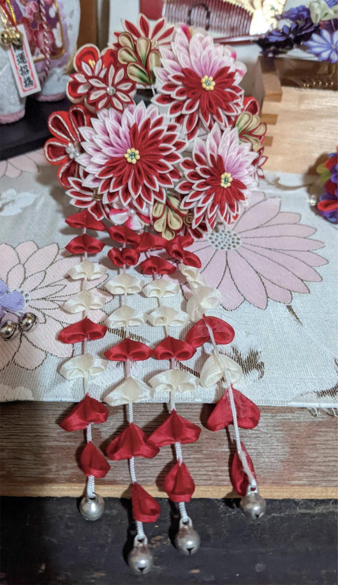 お花クラフト_かんざし１